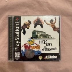 WWF: In Your House (Sony PlayStation 1, 1996) CIB There Goes The Neighborhood
