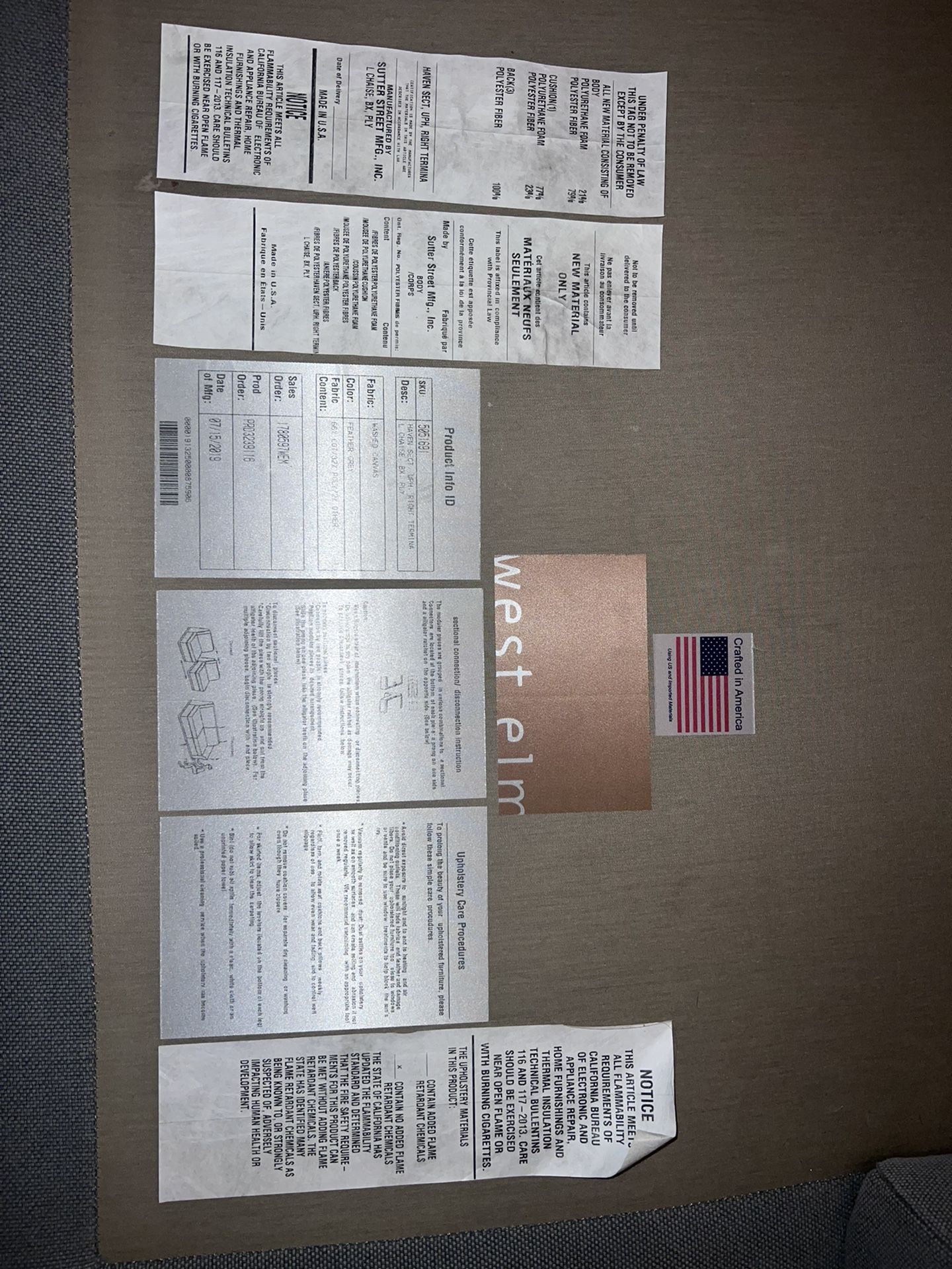 West Elm Sectional for Sale in Fort Lauderdale, FL OfferUp