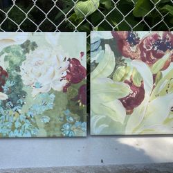 Flowers Painting 2sets