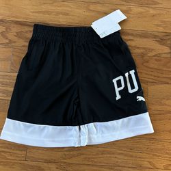 NWT Puma boys shorts size 5