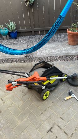 Electric Lawn Mower with Grass Catcher