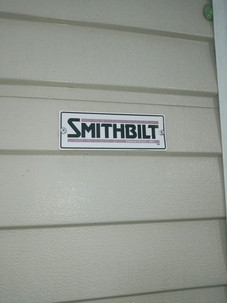 12X8 SMITHBILT METAL SHED