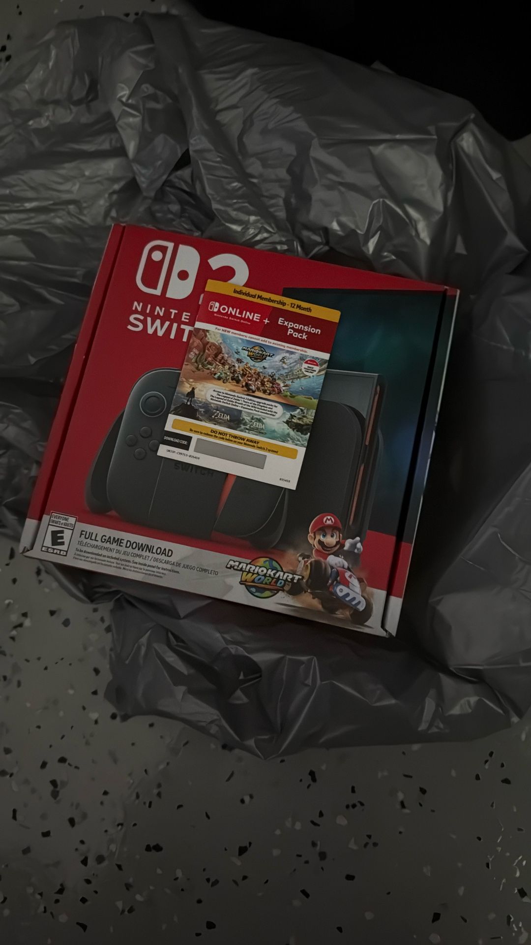 Nintendo Switch 2 Bundle (Mario Kart+ 1 year NSO)
