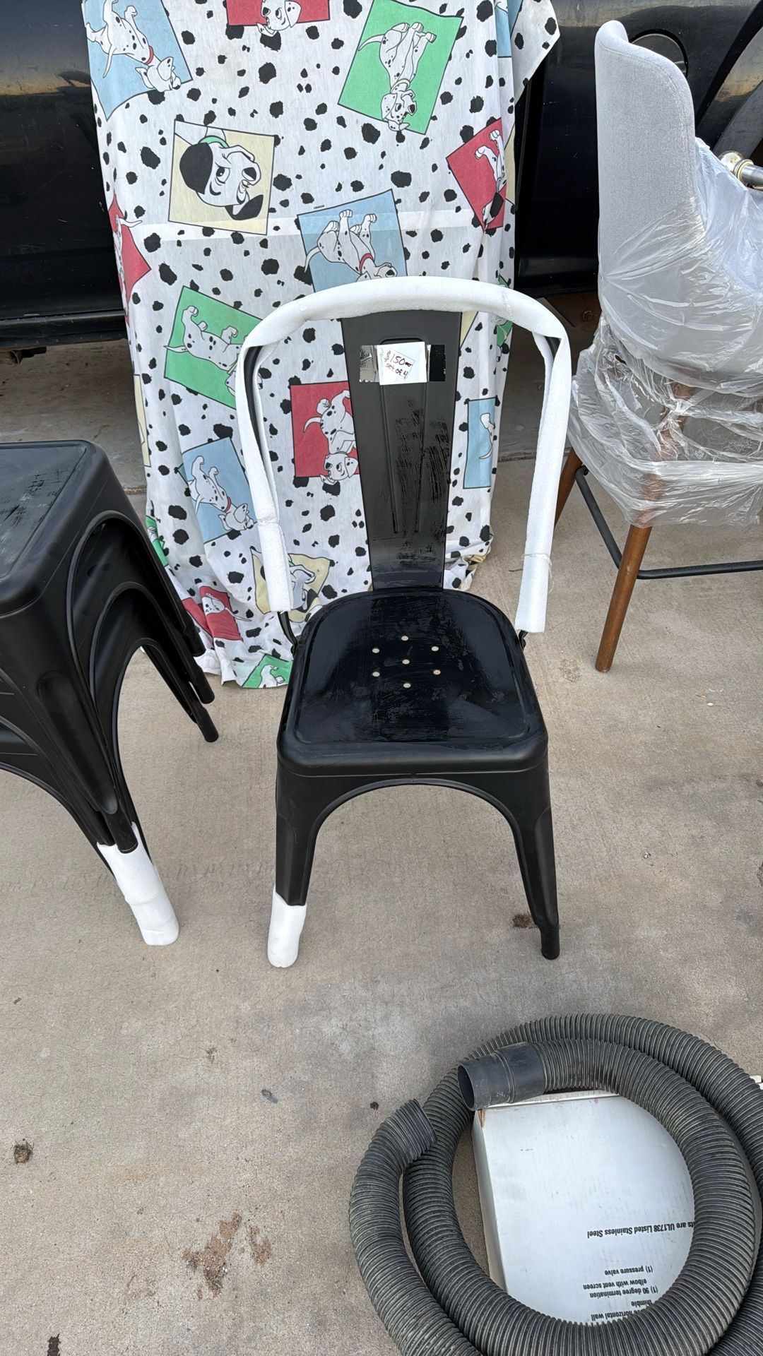 Metal Chairs Set Of 4