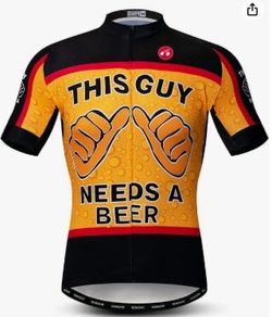 Cycling Jersey - This Guy Needs a Beer