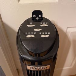 Black Tower Oscillating Fan Barely Used 