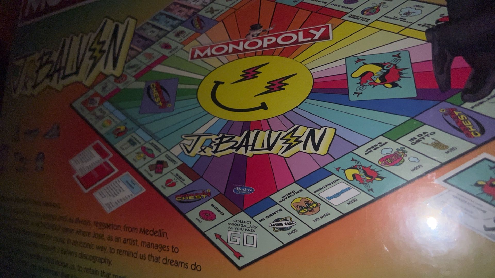 Monopoly Game J. Balvin Limited Edition