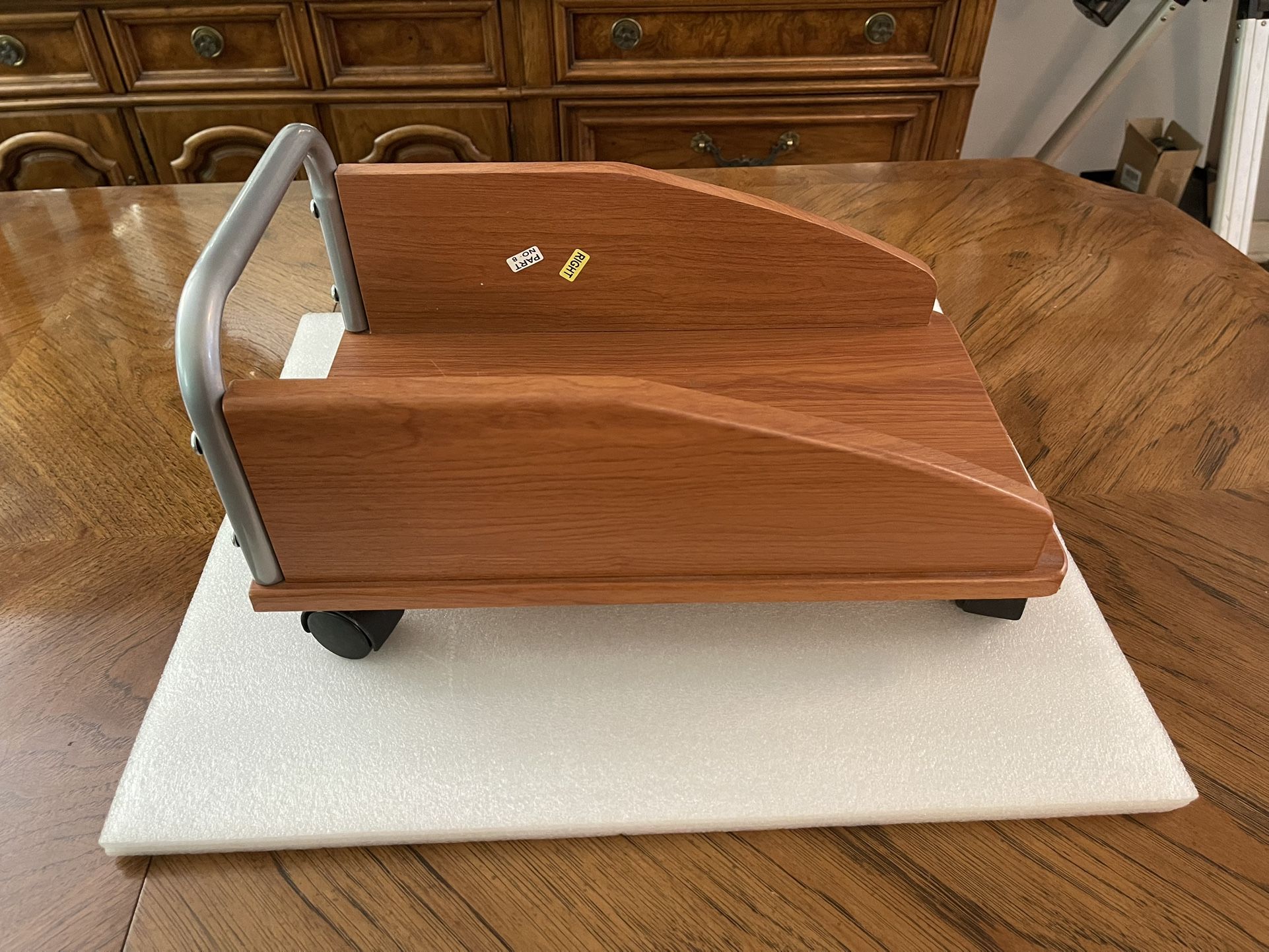 Wooden Computer Tower Dolly in Excellent Condition