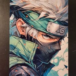 Naruto Kakashi Anime Poster