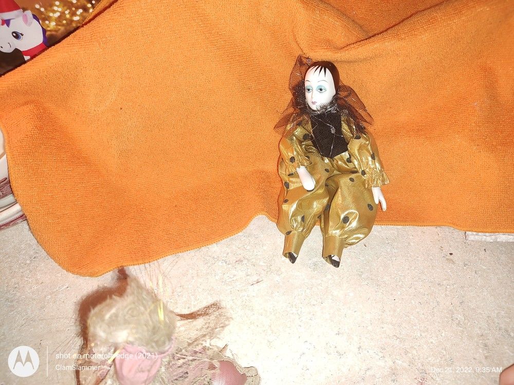 Vintage Porcelain Masquerade Dolls