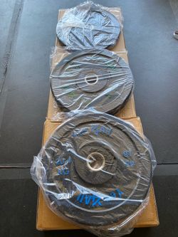 Bumper Plates 160 lbs Set