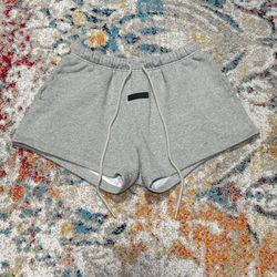 Fear of God Essentials Heather Grey Shorts