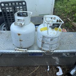 Camper propane tanks
