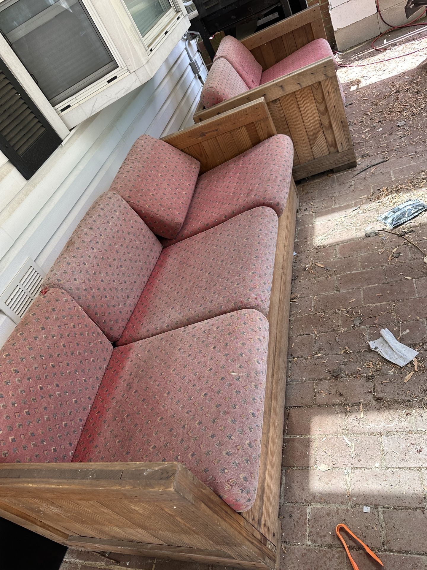 Solid, Just Needs Cushions Covers