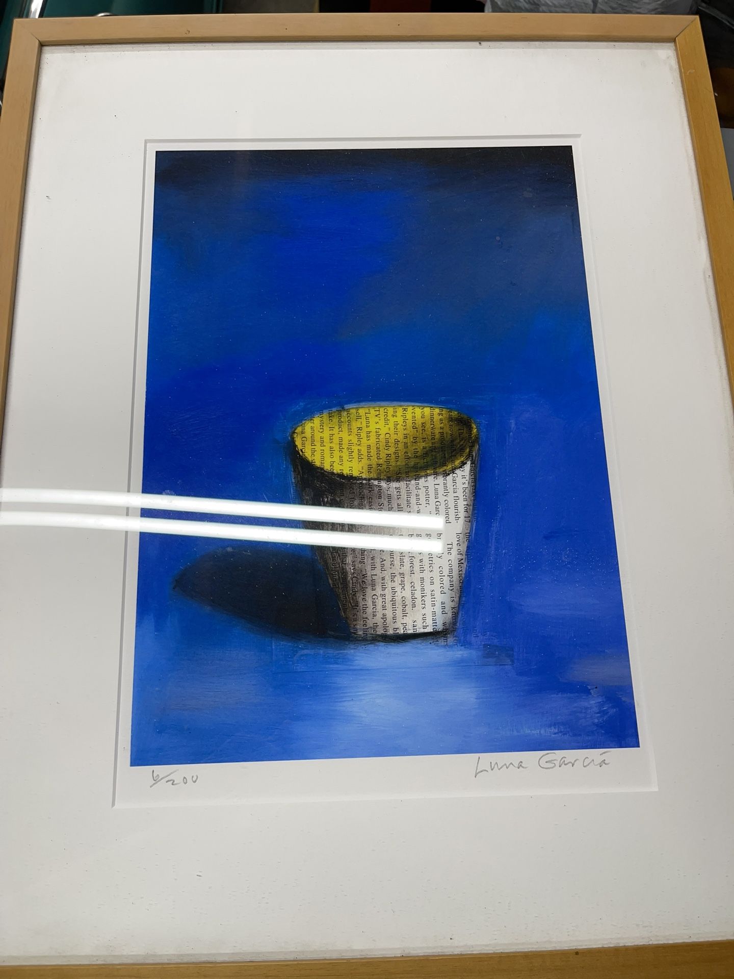 Framed Numbered Art Print By Luna Garcia