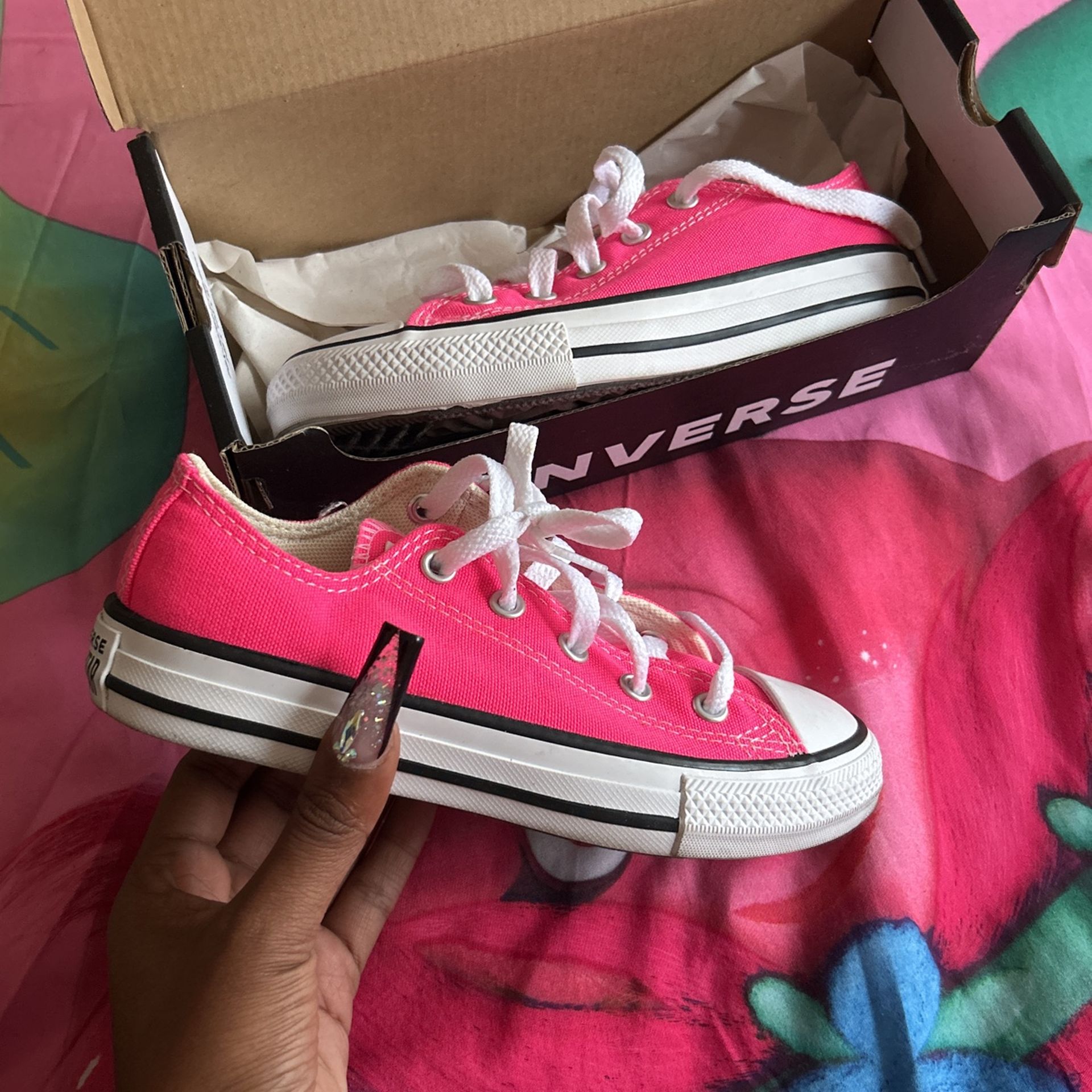 Kids Pink Converse