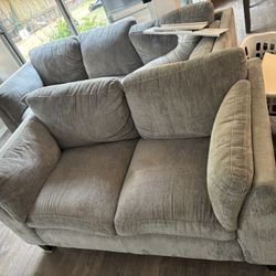 Free Grey Couch And Love Seat