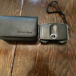 Sharper Image Sliding 8 X 18 Pocket Binoculars Leather Case Lightweight