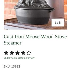 Plow & Hearth Moose Woodstove Steamer