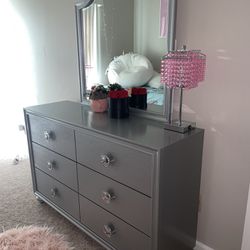 Girls Dresser With Mirror Brand New