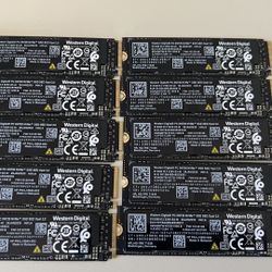 10x WD sn720 512gb NVMe SSD