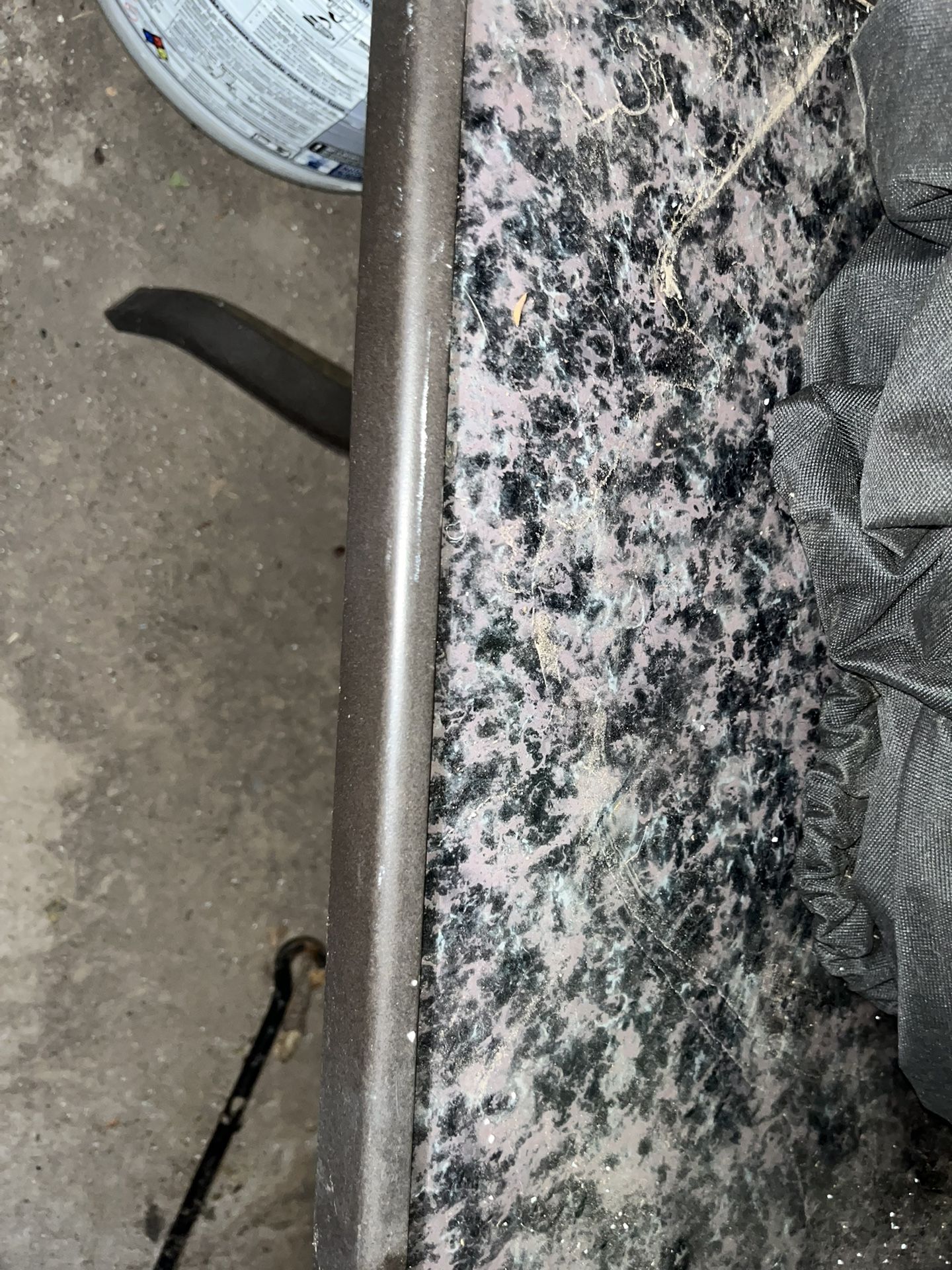 Small Coffee Table Glass Granite Stained