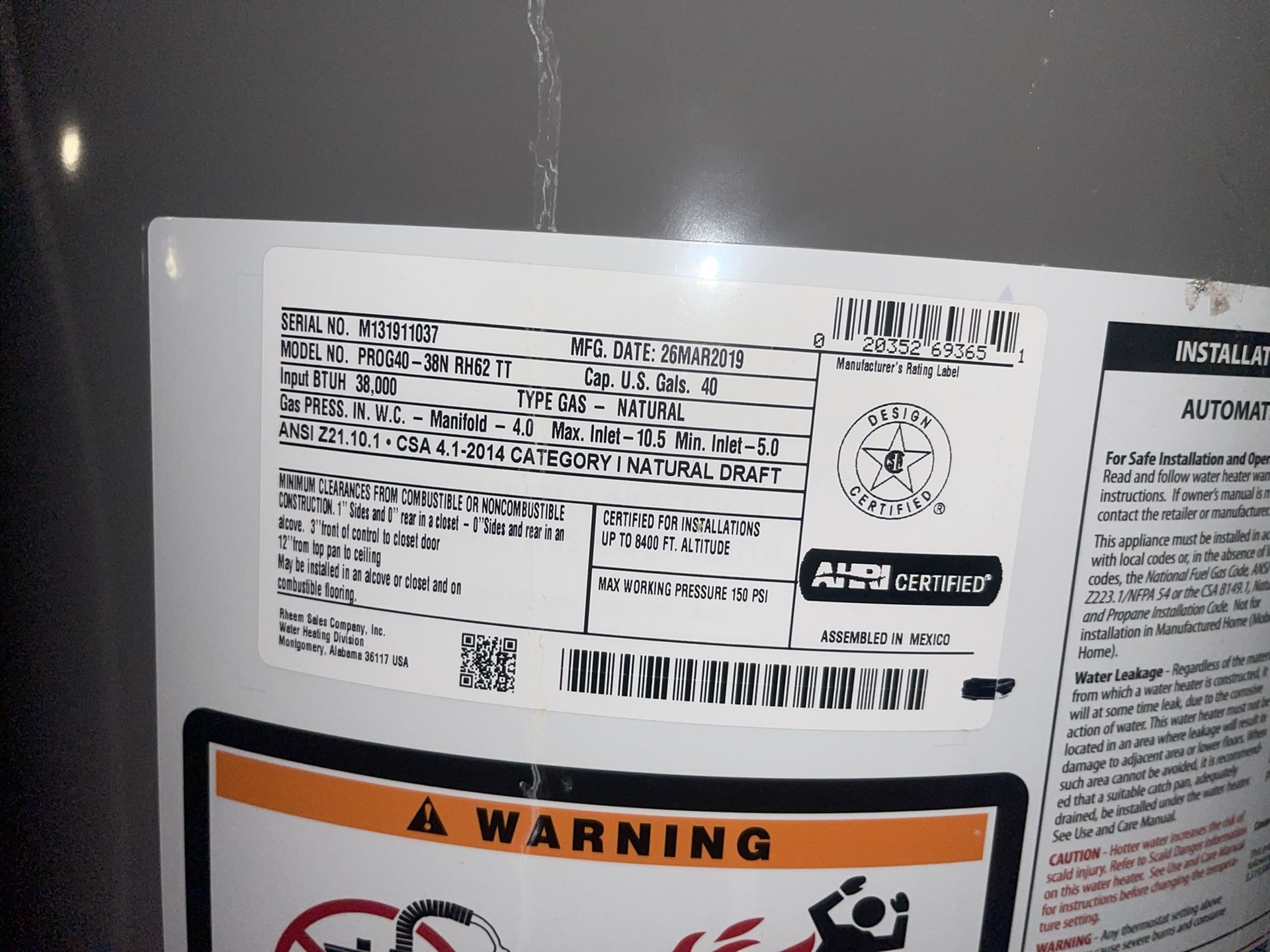 Water Heater for Sale in Dallas, TX - OfferUp