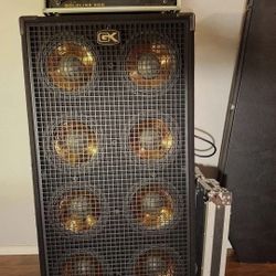 GK Goldline Bass Amp & Full Cab 8x10