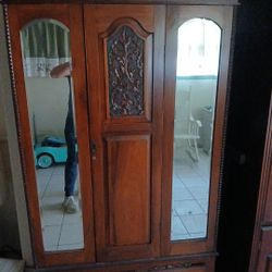 Late Victorian Style Amoire 1890s 