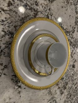 Holiday China Table Settings