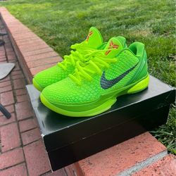 Nike Kobe 6 protro “Grinch” , 2020 size 8.5
