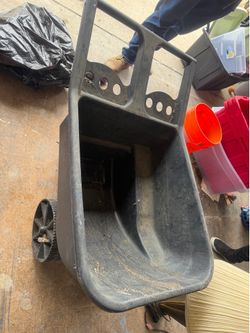 Plastic wheelbarrow