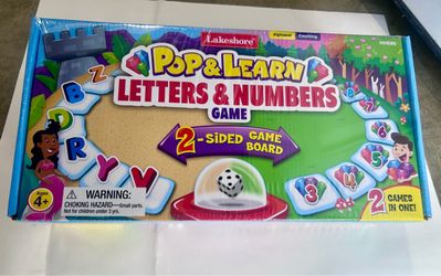 Lakeshore Pop & Learn Letters & Numbers Game.
