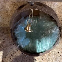 Coconut Bird House with Bell