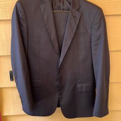 Black Suit Pants And Jacket 38R/32W