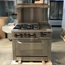 36 ins 4b12g NSF oven ranges CD-R4-12G