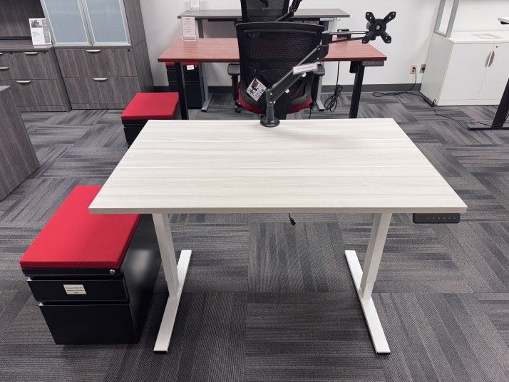 New - 48" x 30" Sit-Stand Adjustable Height Desk 