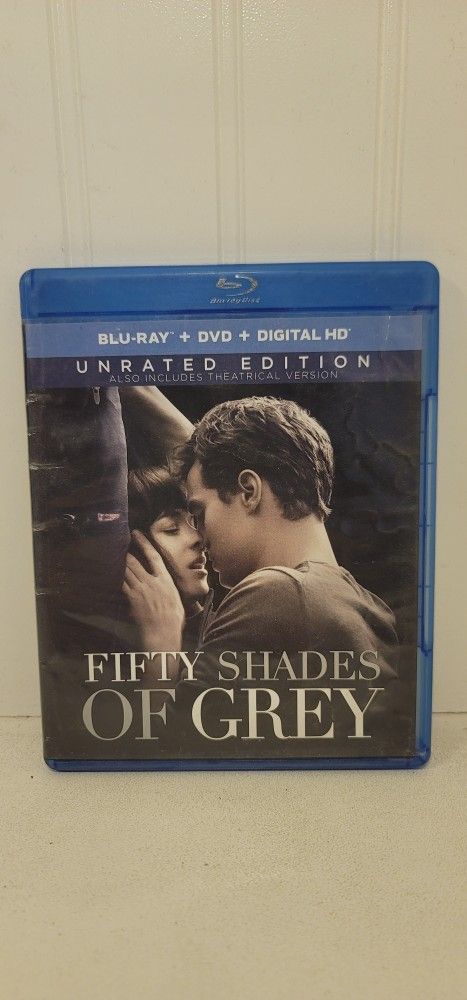 $5 BLU RAY MOVIE. FIFTY SHADES: OF GREY. BLU RAY / DVD ONLY. NO DIGITAL. $5 OR TRADE FOR A MOVIE TITLE I DO NOT ALREADY OWN.