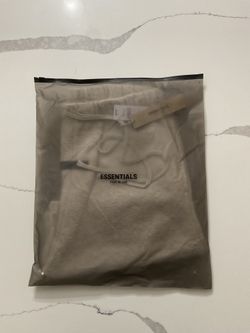 Fear of God Essentials Light Oatmeal Cotton Shorts Multi-Size Listing (XS, S, M)