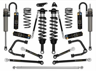 Icon 1.25-3" Stage 12 Suspension System w Tubular Overland Coils Rear