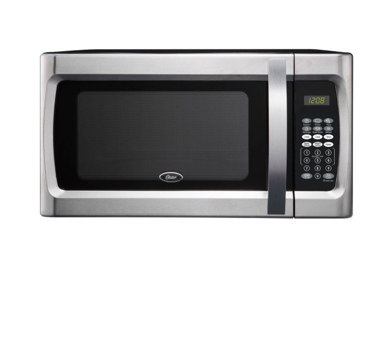 Oster 1.3 Cu Ft 1100 Watt Microwave Oven Stainless Steel