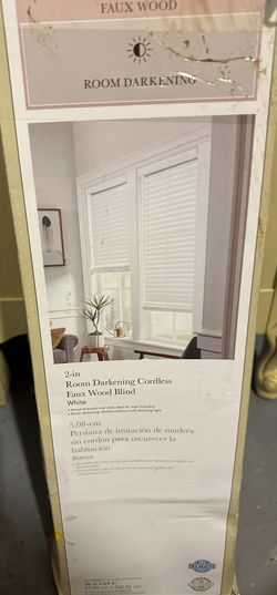 Allen Roth Faux Wood Blinds 