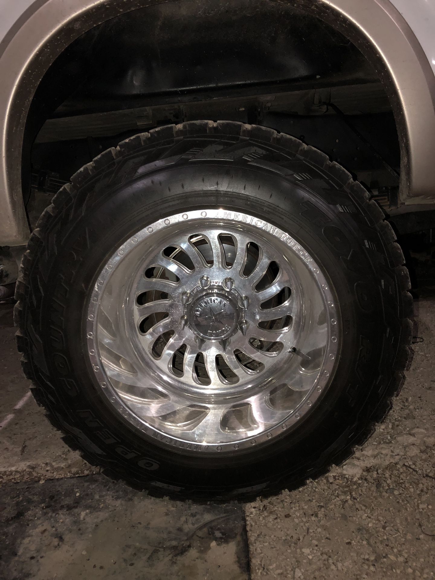American force 20x14 on 37s