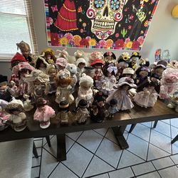 Precious Moments Doll Lot 