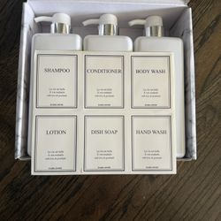 NEW IN BOX Elegant Dispenser with Labels 