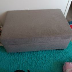 Grey Ottoman 