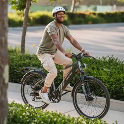Lectric eBikes XPress 750 High-Step Long-Range eBike (60 miles / 28 mph) - Black