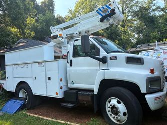 GMC C7500 Bucket Truck with Utility Body
