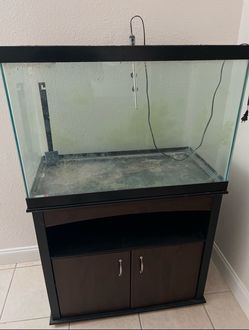 65 gal tank & stand