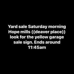 Yard sale This Saturday Coming Up!! 